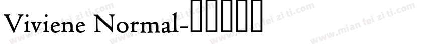 Viviene Normal字体转换